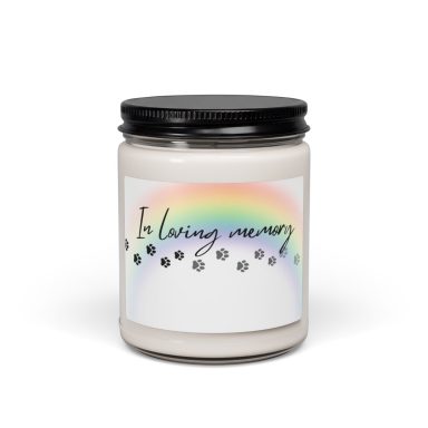 In loving memory of pet candle