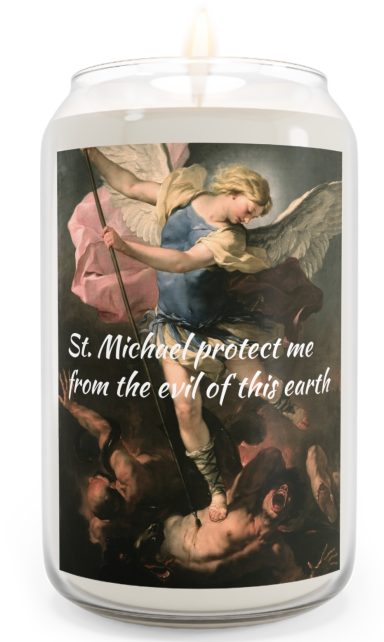 St Michael first responders candle