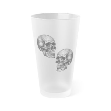 Lim. Ed. skulls frosted glasses
