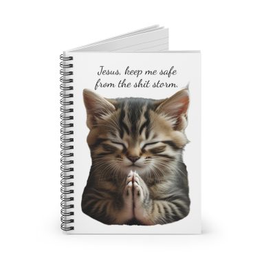 Sweet Kitten Praying