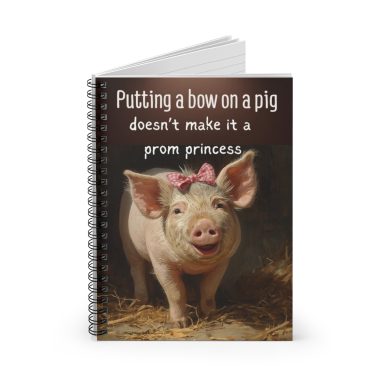 A bow on a pig